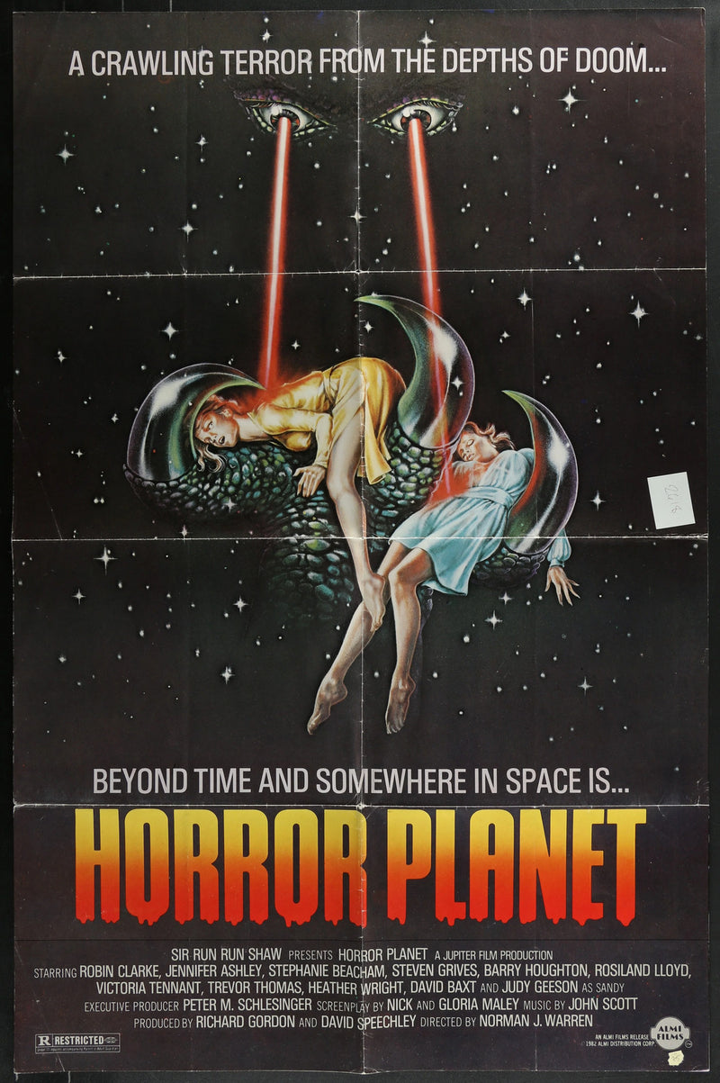 Horror Planet (1981) Original Movie Poster Folded 27x41