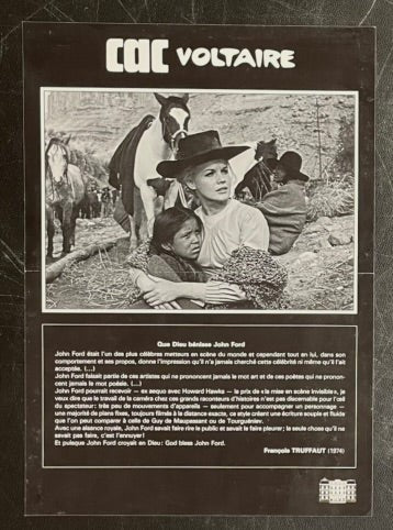 CAC Voltaire – John Ford (1989) Original Poster 8.25x11.75