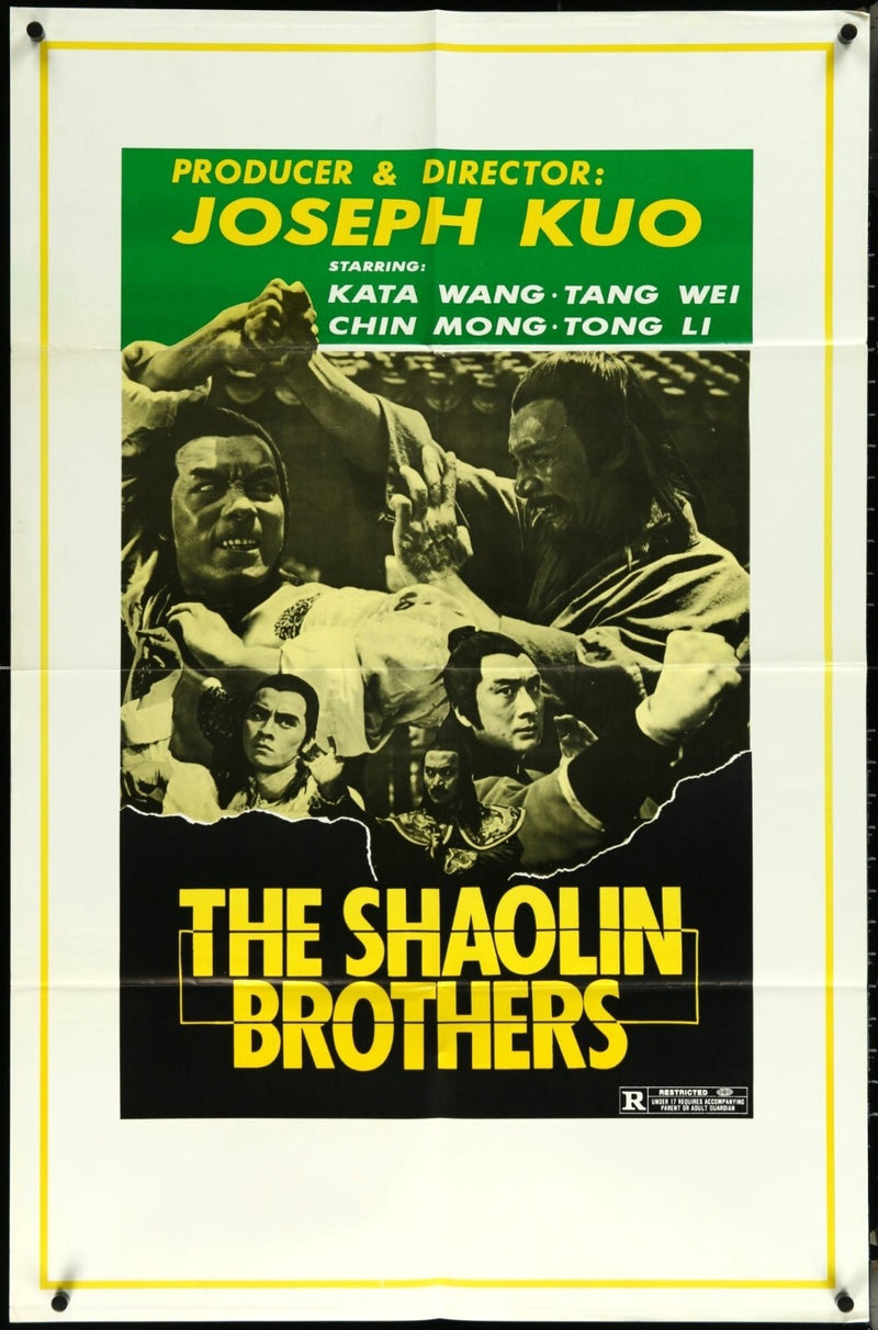 The Shaolin Brothers (1977) Original Movie Poster Folded 27x41