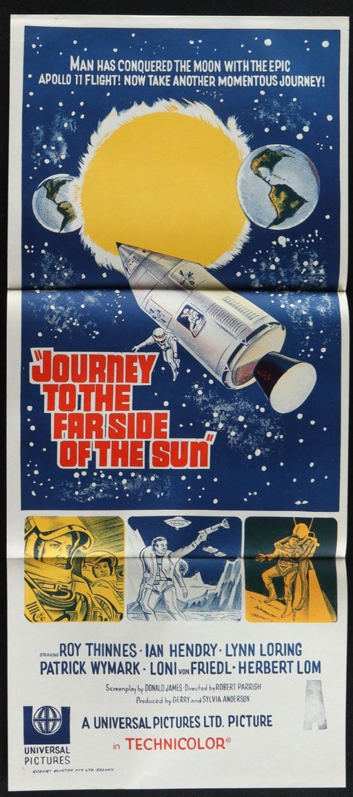 Journey to the Far Side of the Sun (1969) Orig. Australian Daybill Movie Poster