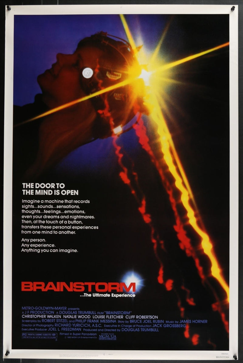 Brainstorm (1983) Original Single-Sided Movie Poster Rolled 27x40