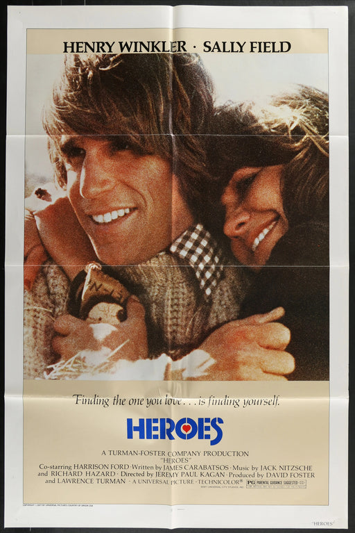 Heroes (1977) Original Movie Poster Folded 27x41