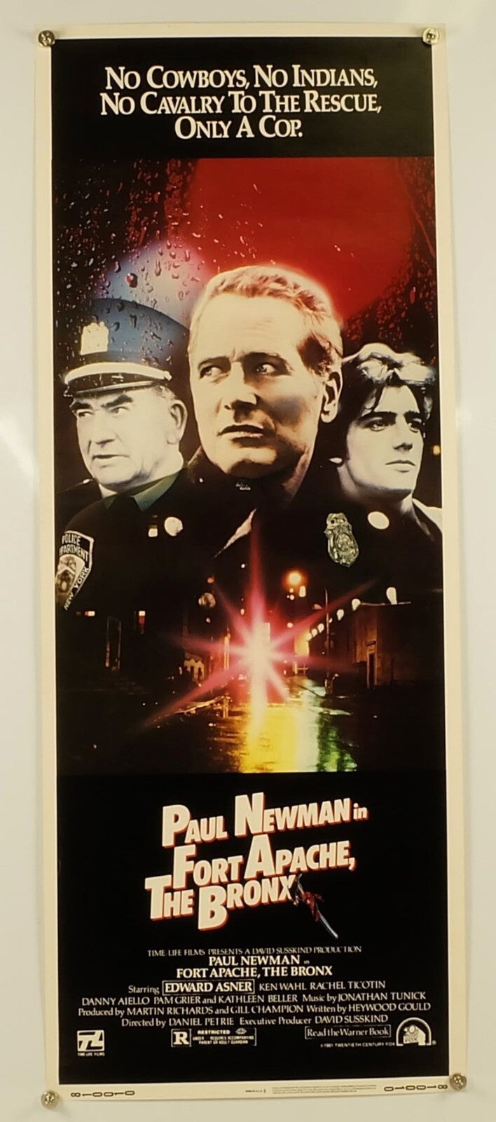 Fort Apache the Bronx (1981) Original Movie Poster Rolled Insert 14x36