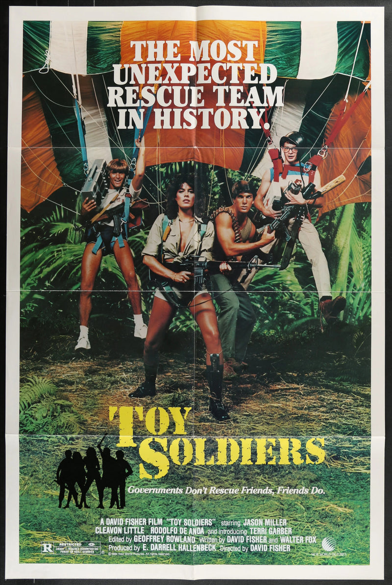 Toy Soldiers (1984) Original Movie Poster Folded 27x41