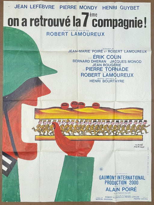 On a Retrouvé la 7ème Compagnie (1975) Original French Poster45x61