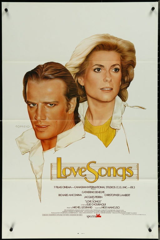 Love Songs (1985) Original Movie Poster Folded 21x41 EM8-551