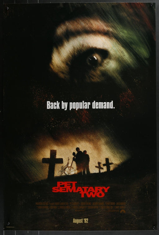 Pet Sematary II (1992) Original Single-sided Movie Poster Rolled 27x40