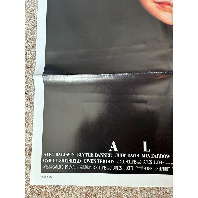 Alice (1990) Original Movie Poster One-Sheet Folded 27x41 Double-Sided BP105