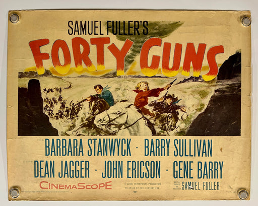 Forty Guns (1957) Original Movie Poster Rolled 22x28