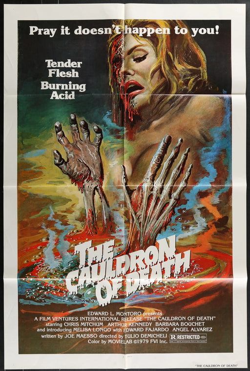 The Cauldron of Death (1979) Original Movie Poster Folded 27x41