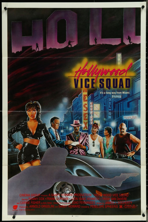 Hollywood Vice Squad (1989) Original Movie Poster Folded 27x41 EM8-533
