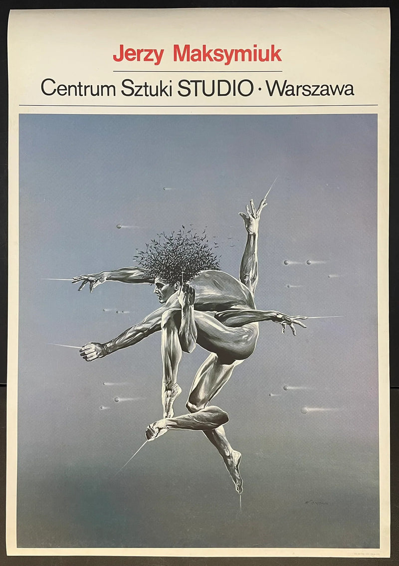 Jerzy Maksymiuk (1990) Original Polish Concert Poster 26x38