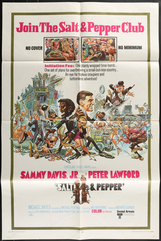 Salt and Pepper (1968) Original Movie Poster Folded 27x41
