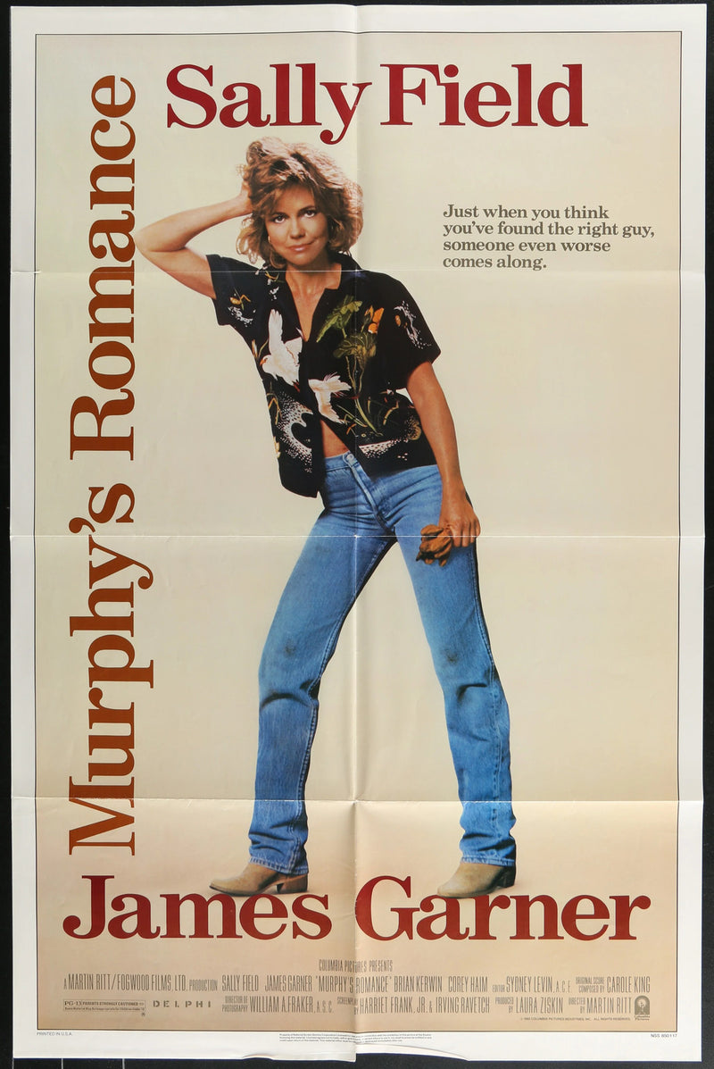 Murphy’s Romance (1985) Original Movie Poster Folded 27x41