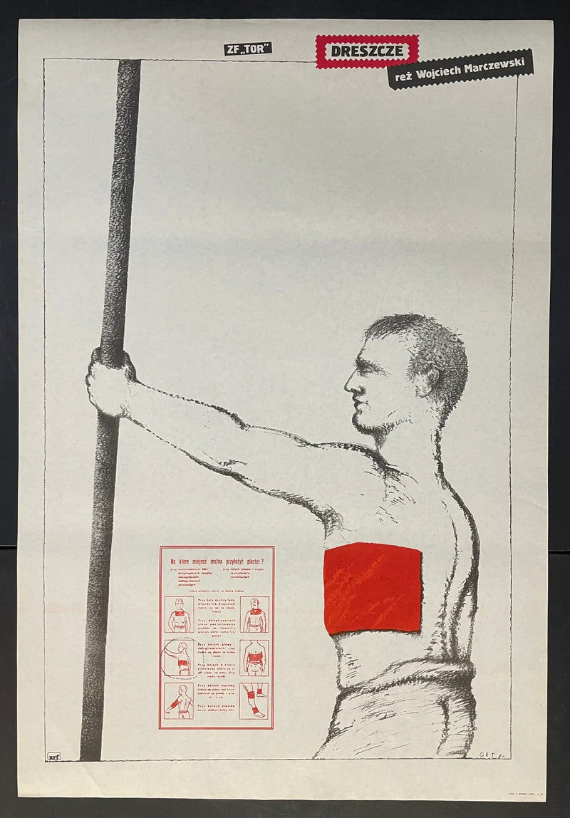 Dreszcze (1981) Original Polish Movie Poster 26x38