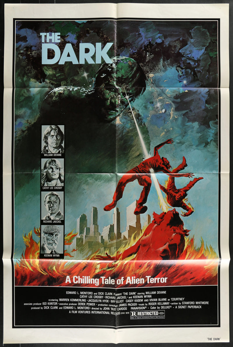The Dark (1979) Original Movie Poster Folded 27x41