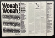 CAC Voltaire – Wouah Wouah! (1999) Original Poster Folded 15.75x22.75