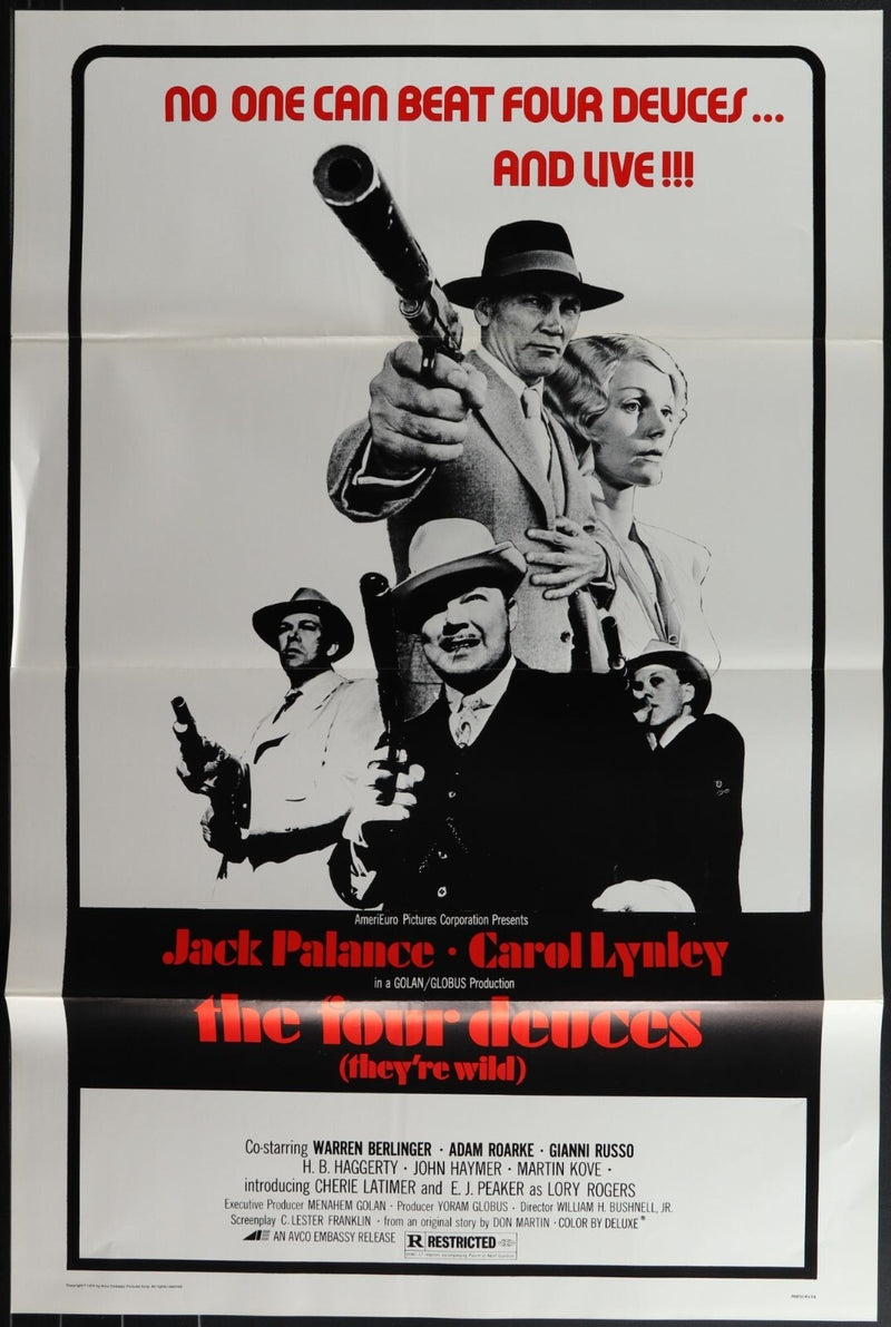 The Four Deuces (1975) Original Movie Poster Folded 27x41 EM8-505