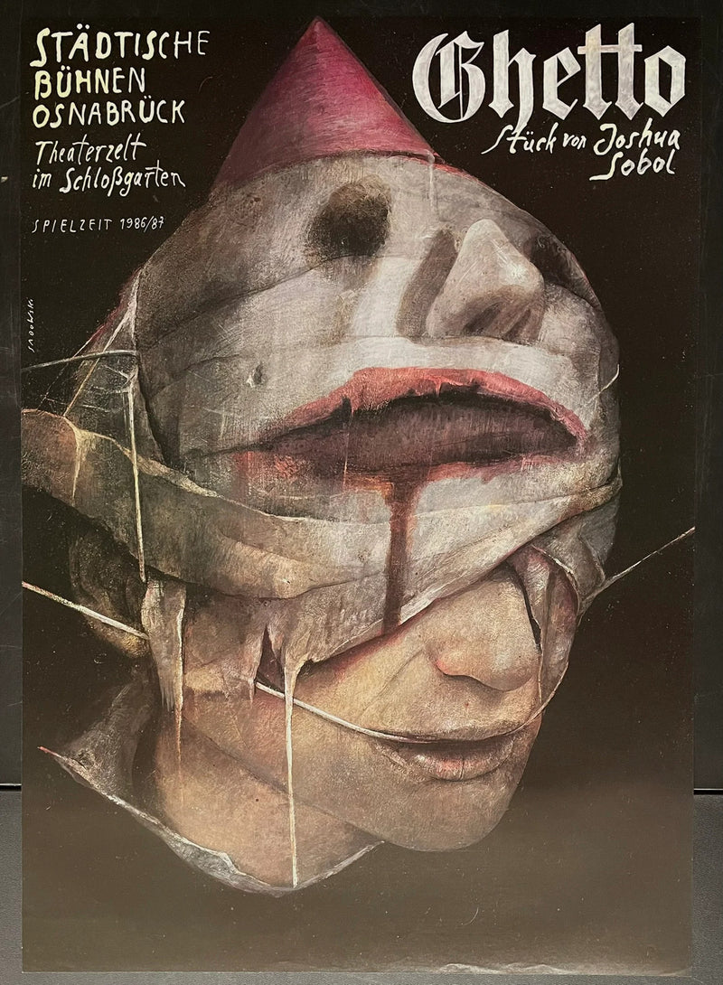Ghetto (1986) Original German Theatre Poster 23x33