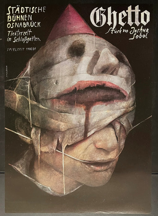 Ghetto (1986) Original German Theatre Poster 23x33