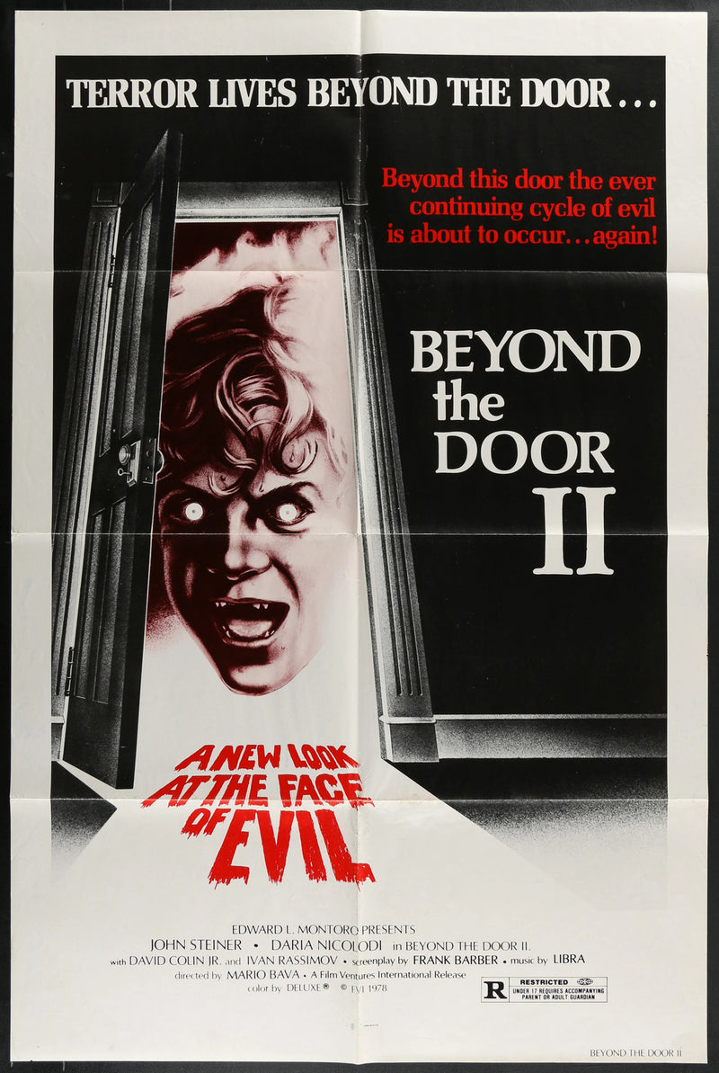 Beyond the Door II (1977) Original Movie Poster Folded 27x41