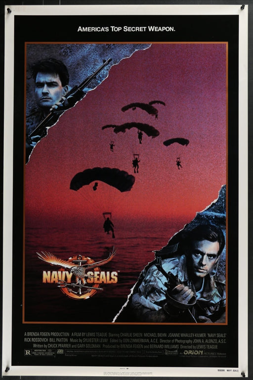 Navy Seals (1990) Original Single-sided Movie Poster Rolled 27x40
