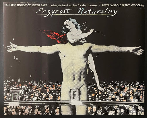 Przyrost Naturalny (1980) Original Polish Theatre Poster 26x33