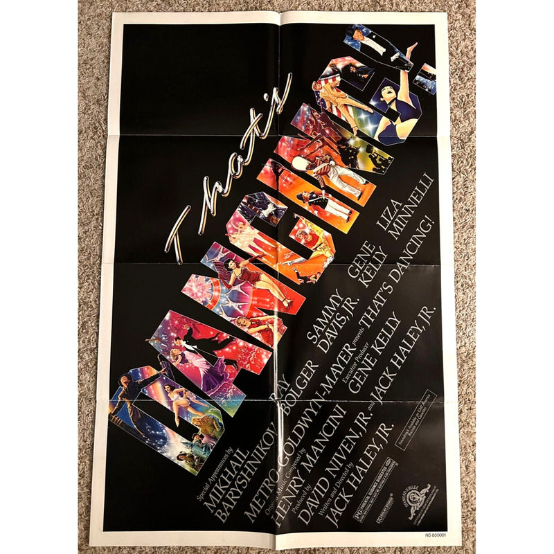 That's Dancing (1985) History of Dance Original Movie Poster 27x41 Folded BP130