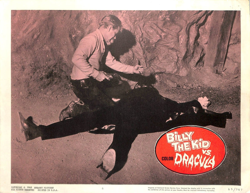 Billy the Kid vs. Dracula (1966) Lobby Card #6 11X14