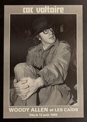 Woody Allen et Les Caïds (1988) CAC Voltaire Poster Folded 15.75x22.75