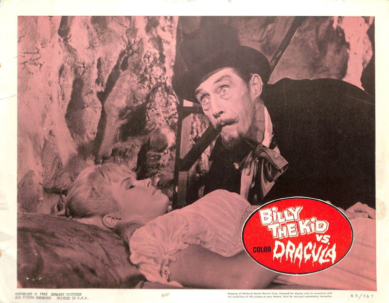 Billy the Kid vs. Dracula (1966) Lobby Card #3 11X14