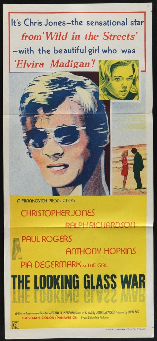 The Looking Glass War (1970) Original Australian Daybill Movie Poster 13x30