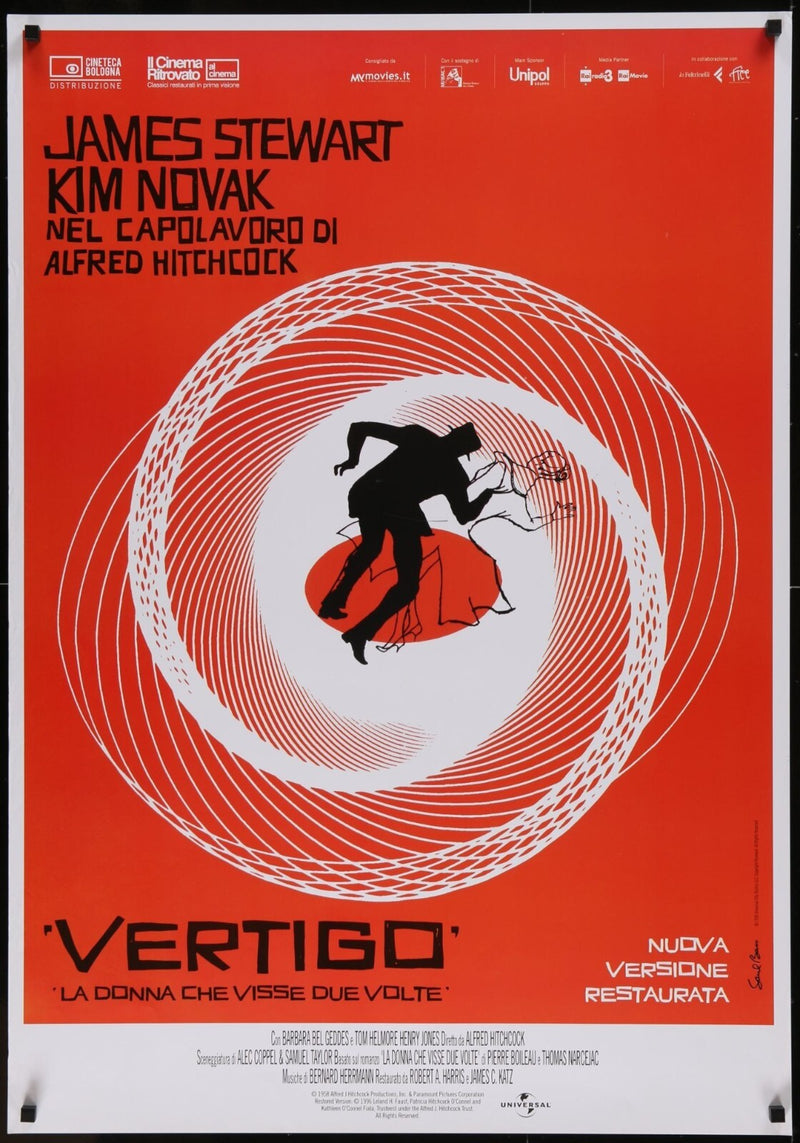 Vertigo (1958) R1996 Original Movie Poster Rolled 27x39.5