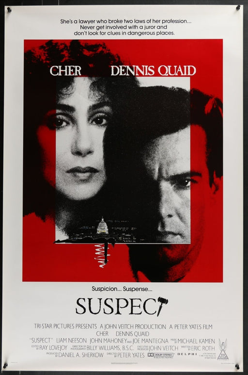 Suspect (1987) Original Single-sided Movie Poster Rolled 27x40
