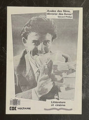 CAC Voltaire – Littérature et Cinéma (1989) Original Poster 8.25x11.75