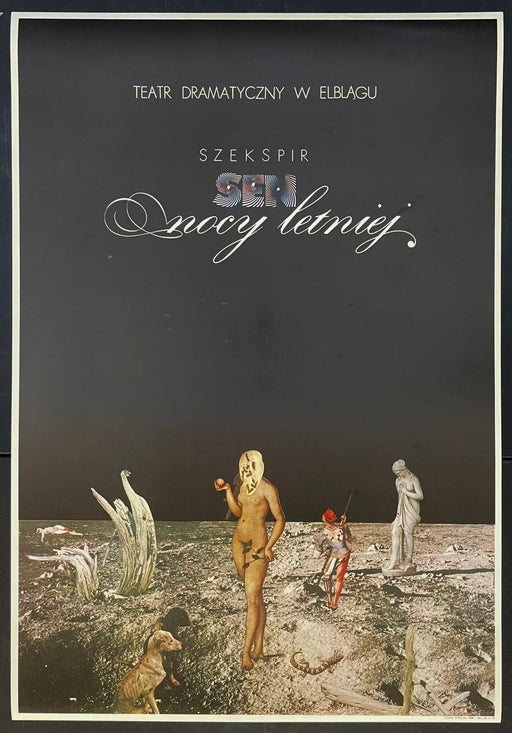 Sen nocy letniej (1979) Original Polish Theatre Poster Shakespeare 23x34