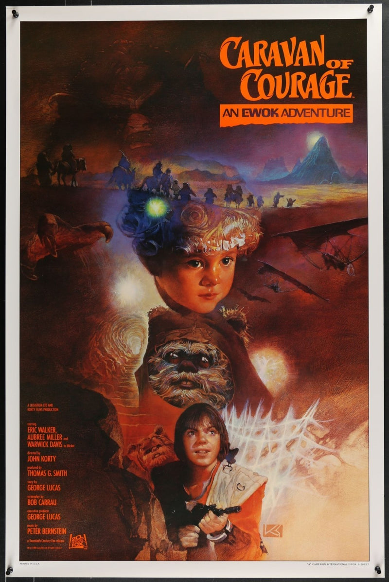 The Ewok Adventure (1984) Original Single-sided Movie Poster Rolled 27x41