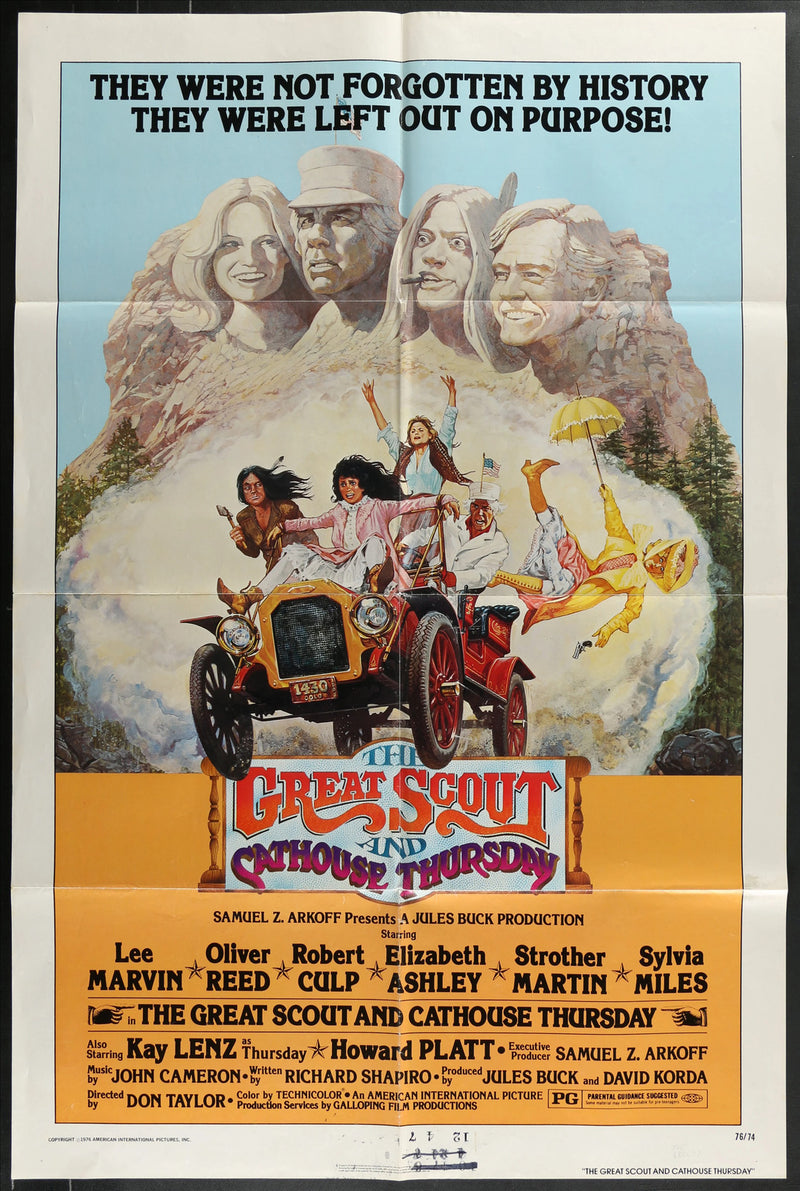 The Great Scout and Cathouse Thursday (1976) Original Movie Poster Folded 27x41