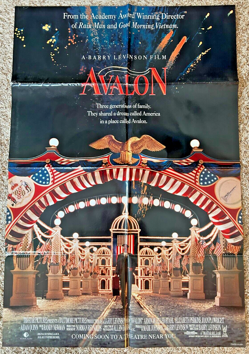 Avalon (1990) Original Movie Poster One-Sheet Folded 27x40 Barry Levinson BP63