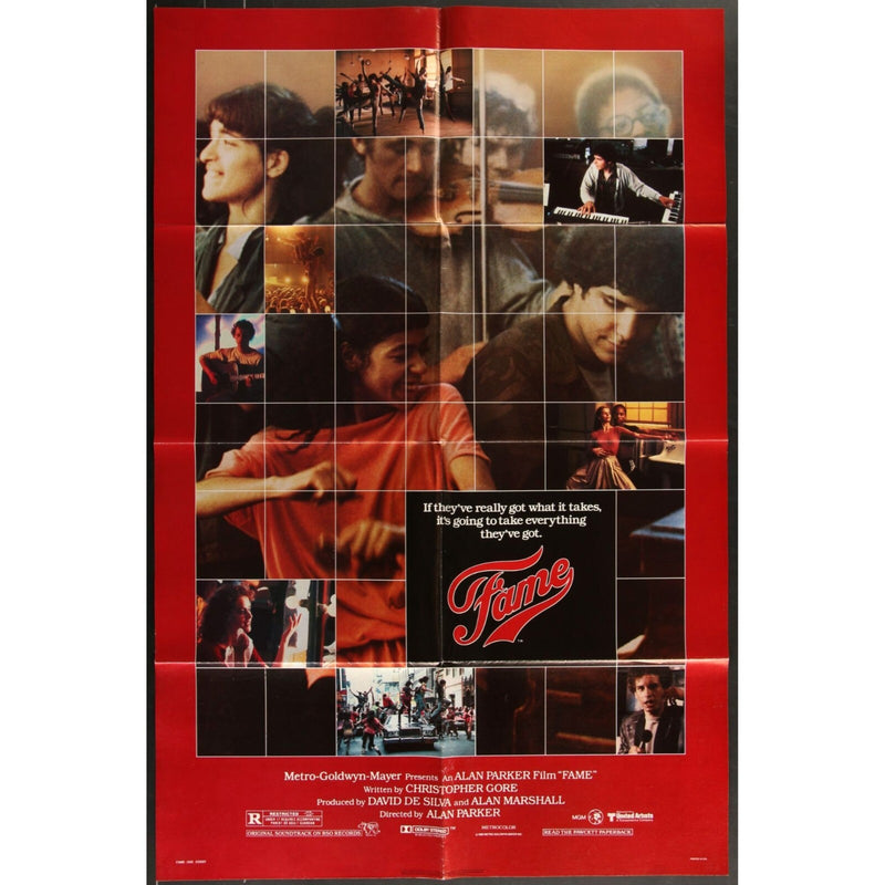 Fame (1980) Original Movie Poster 27x41