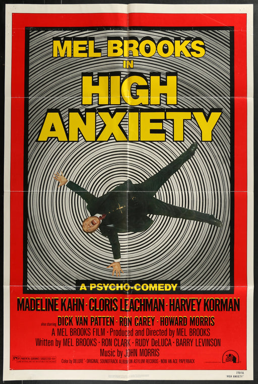 High Anxiety (1977) Original Movie Poster Folded 27x41