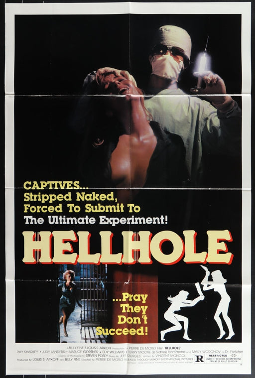 Hellhole (1985) Original Movie Poster Folded 27x41