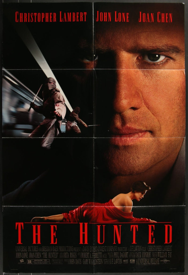 The Hunted (1995) Original Movie Poster Folded 27x41