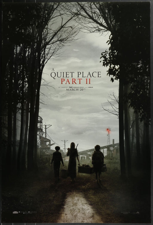 A Quiet Place Part II (2020) Original Double-sided Movie Poster Rolled 27x40