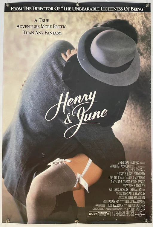 Henry & June (1990) Original Movie Poster 27x41