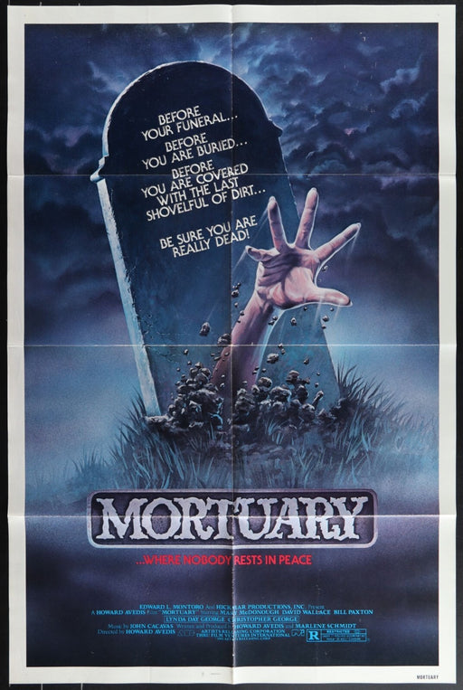 Mortuary (1982) Original Movie Poster Folded 27x41