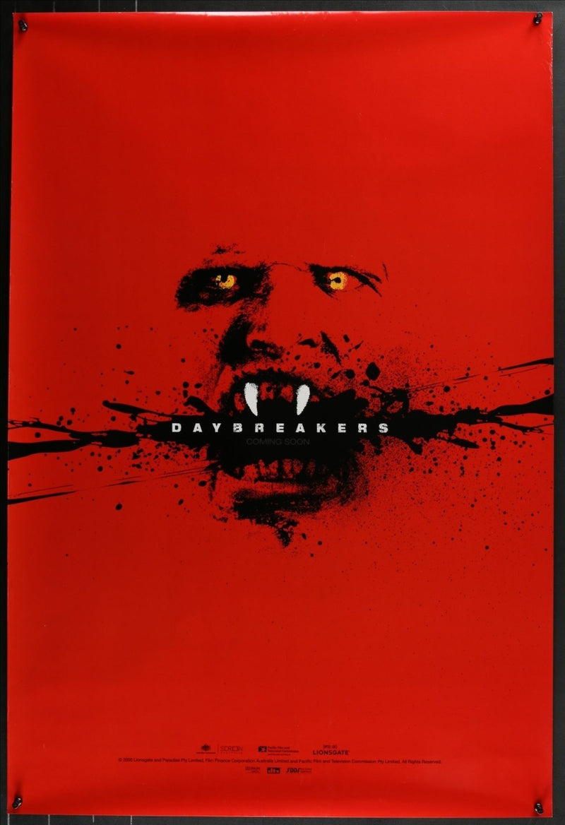 Daybreakers (2009) Original Double-sided Movie Poster Rolled 27x40