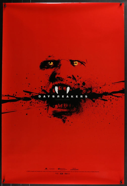 Daybreakers (2009) Original Double-sided Movie Poster Rolled 27x40