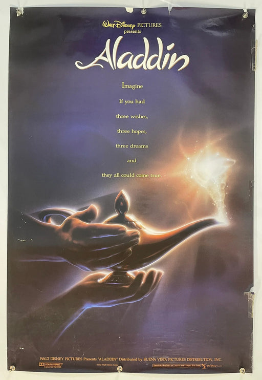 Aladdin (1992) Original Double-sided Movie Poster 27x40