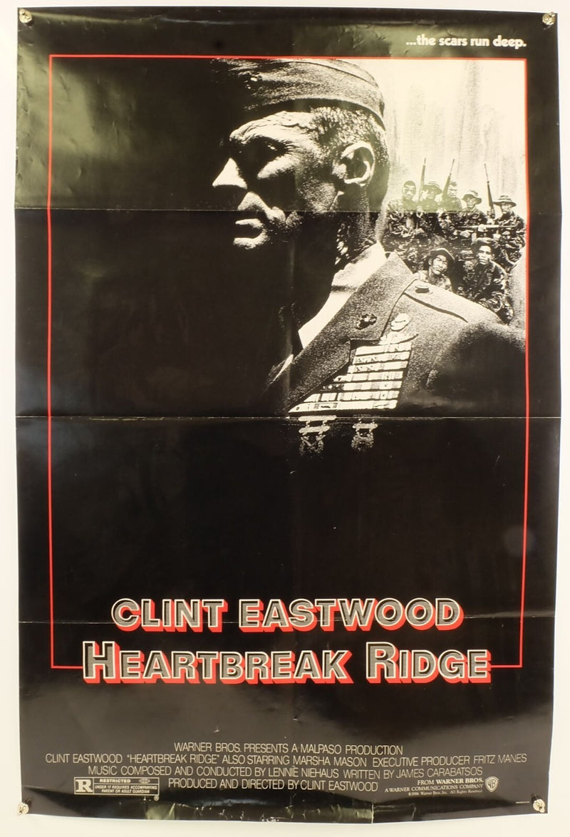 Heartbreak Ridge (1986) Original Movie Poster 27x41